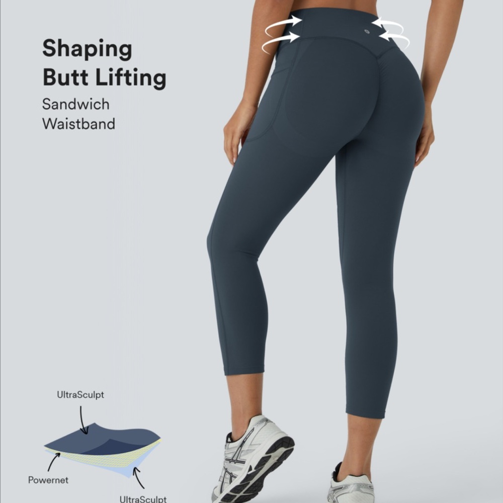 HALARA Women's Shaping Leggings - Dark Gray